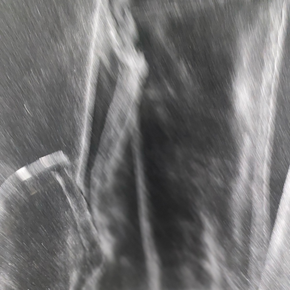 Aftf Basic Black Faux Leather Jacket With Shearli… - image 4